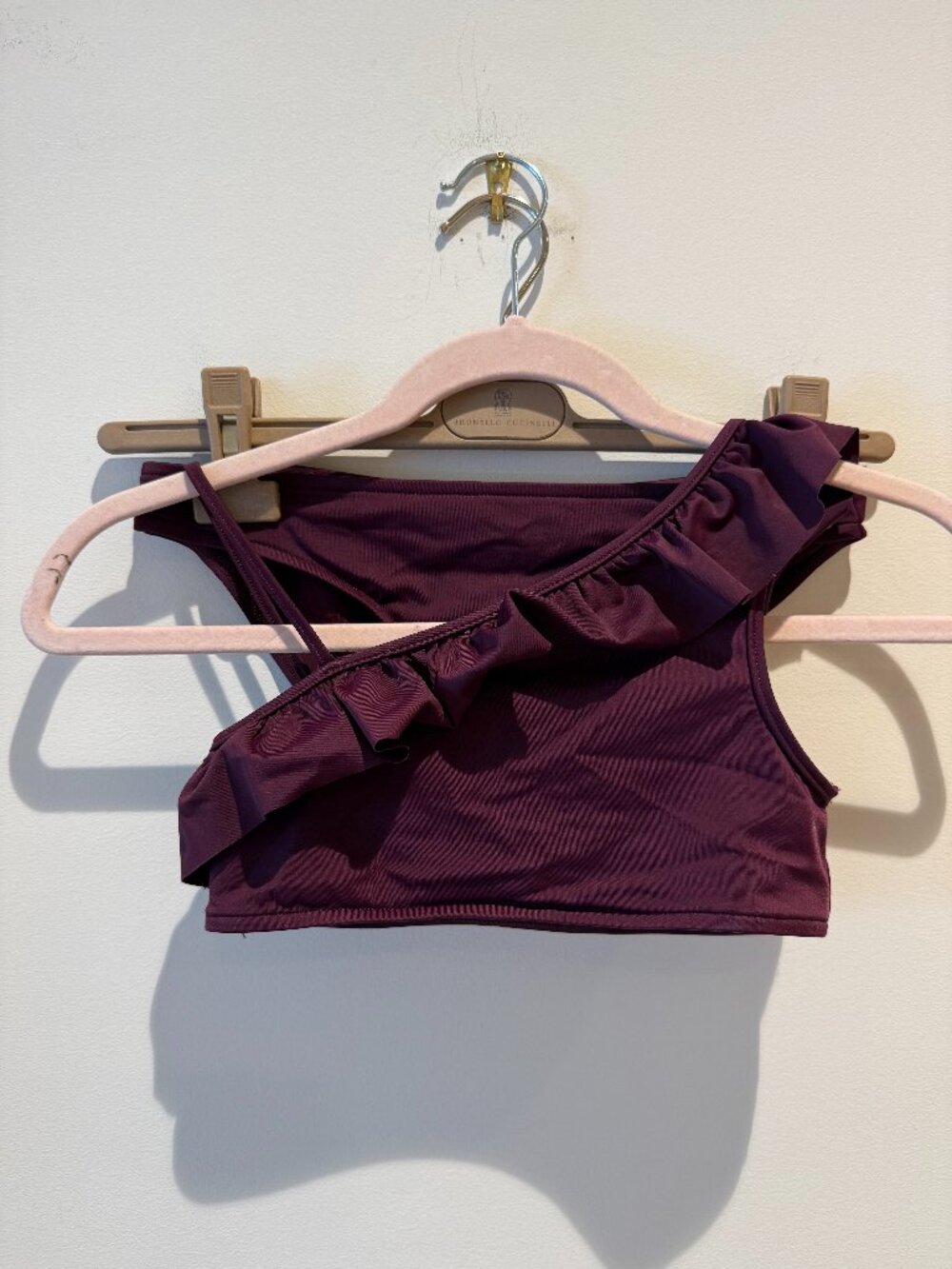 Milly Minis One Shoulder Ruffle Bikini 2pc Set size 12 (Girls)